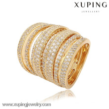 13748-Xuping Sets Jewelry New Diamond 4 PCS Anillos para Boda